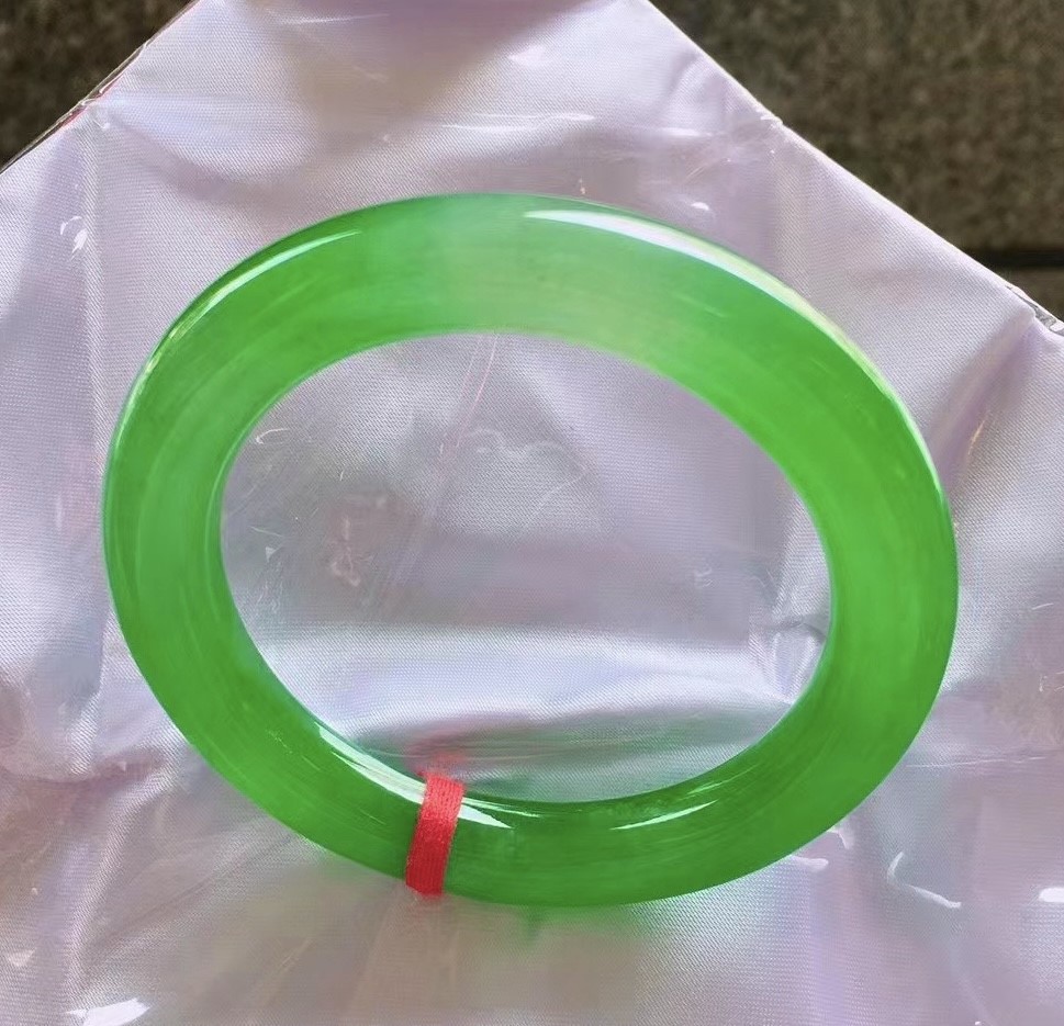 Pulseira de jade birmanês natural tipo A pulseira de jade_voghion.com