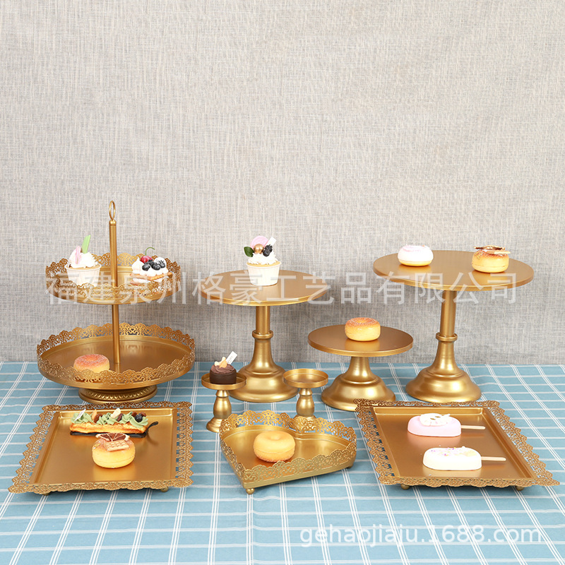 Hotel decoración merienda placa accesorios de la boda soporte de la torta sitio de la boda diseño postre Mesa restaurante postre mesa de exhibición