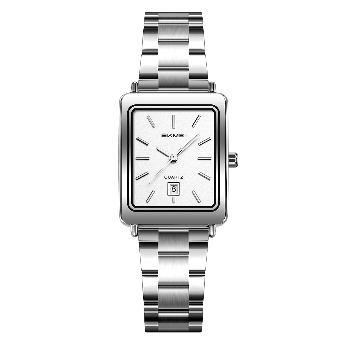 Momento de lujo reloj de moda correa de acero calendario de negocios relojes de cuarzo al por mayor transfronterizos regalo personalizado