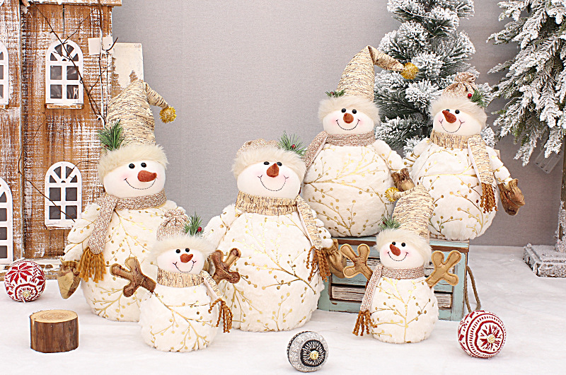 Christmas Snowman Cloth Party Ornaments display picture 1