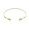 21-gold open double beads