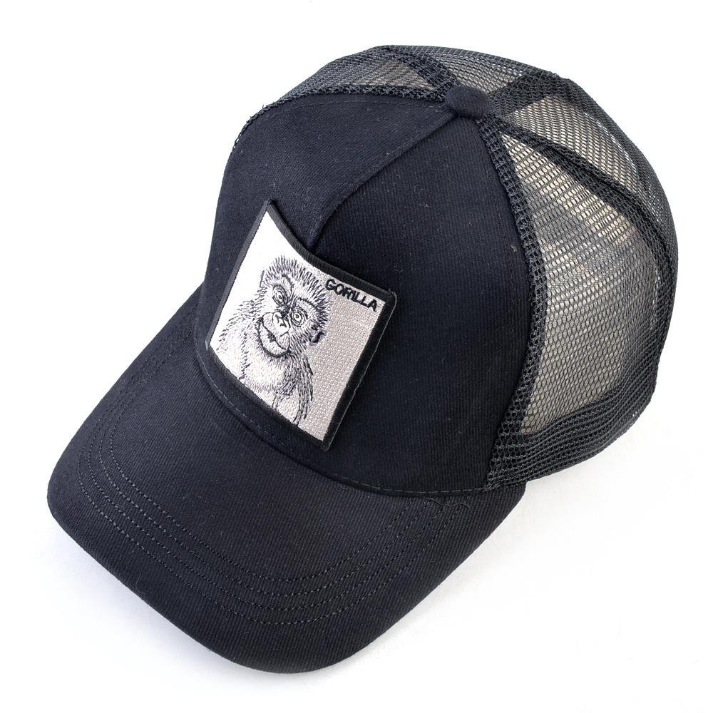 Bestickte Tier Baseball Cap Unisex Mesh Trucker Kappe Street_voghion.com