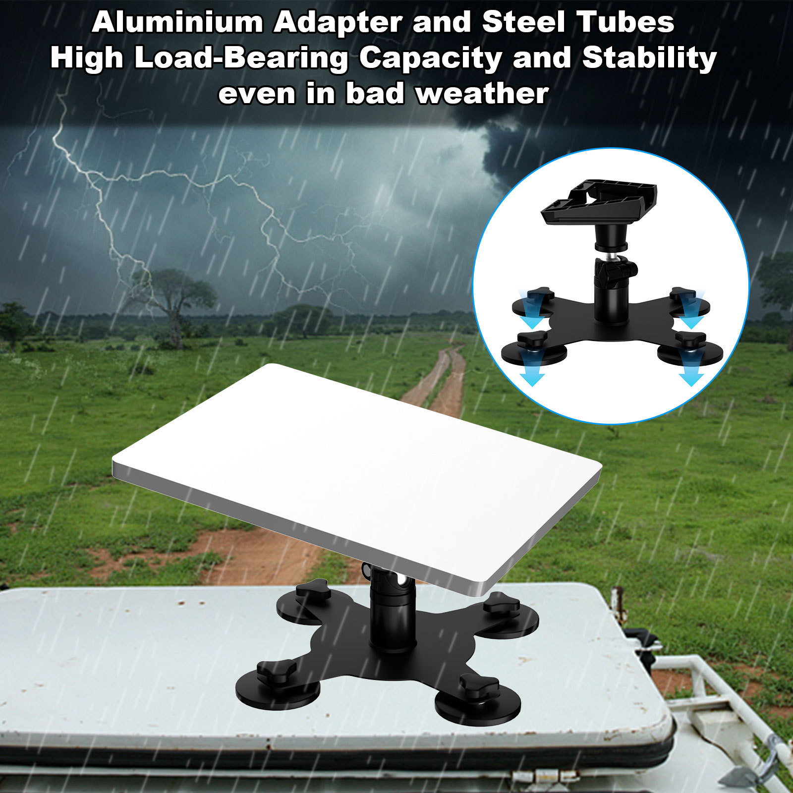 Cross-Border Exclusive Supply: Mini Stand Kit, Mini Magnetic Car Roof Mount Accessories
