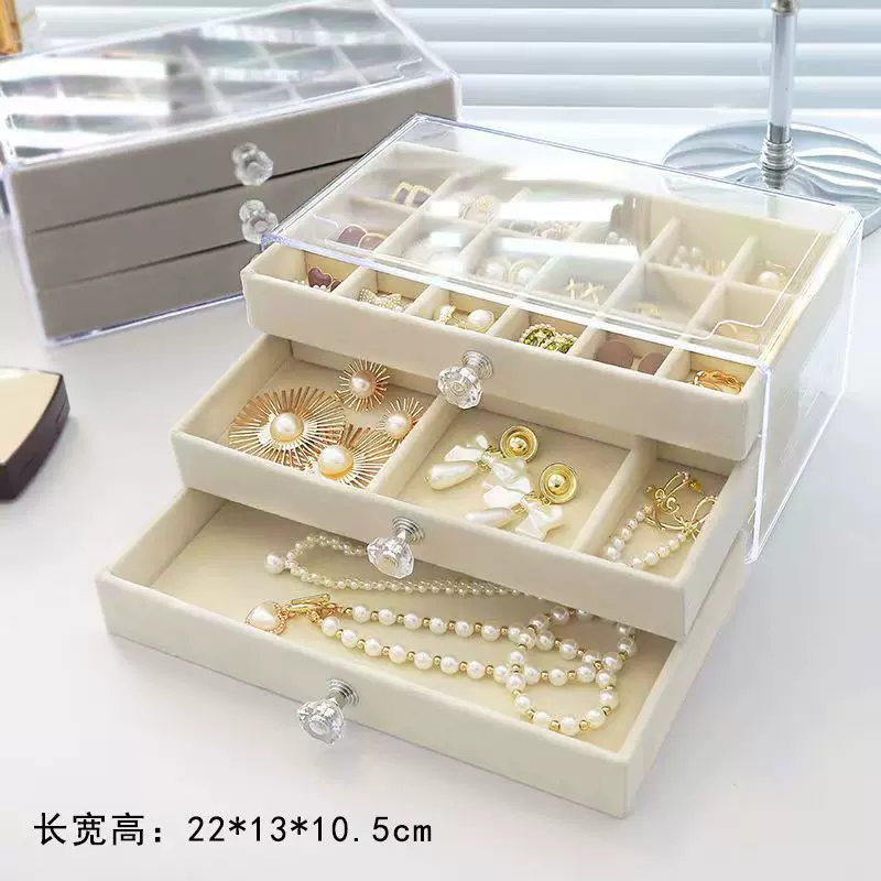Storage system, storage box, earrings, acrylic necklace, sophisticated accessory