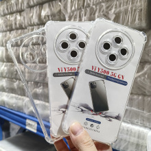 适用vivo y400pro y29 y500 y03 y39t4x四角防摔保护套透明手机壳