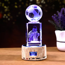 礼物足球男生生日送男士惊喜给男朋友的男孩兄弟款实用创意水晶