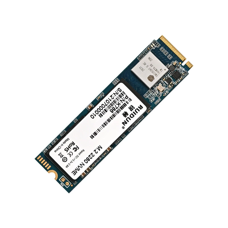 SSD NVMe M.2 RUIDUN 2280 PCIe — 128ГБ/256ГБ/512ГБ/1ТБ, до 2400/2000 МБ/с