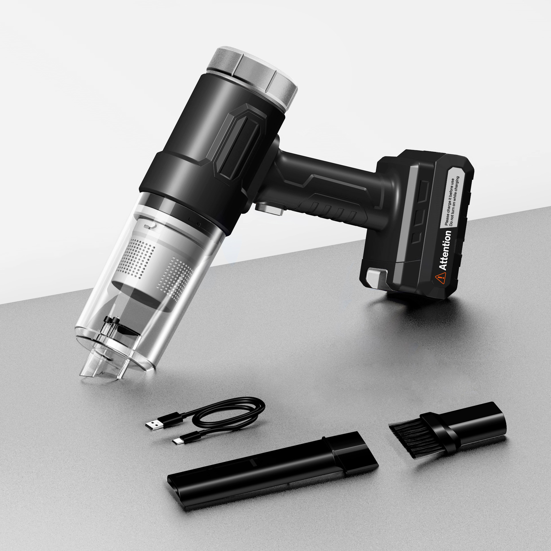 [Premium Selection] Car Vacuum Cleaner with Detachable Lithium Battery, Powerful Suction, and Wireless Design – a Handheld Car Vacuum Cleaner