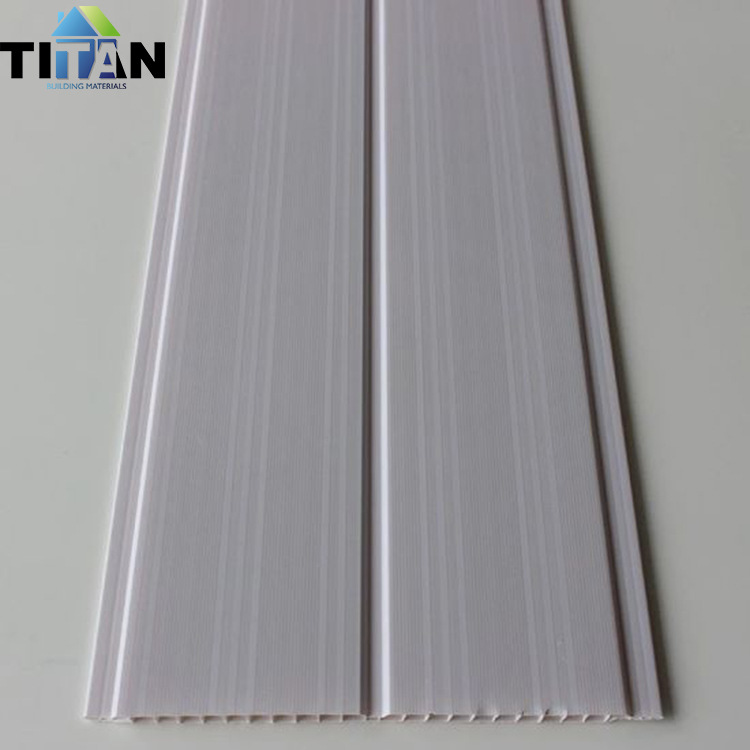 Suministro de comercio exterior Venta directa de fábrica de refuerzo de PVC 25*0,8 Techo de panel de pared de película de transferencia de impresión