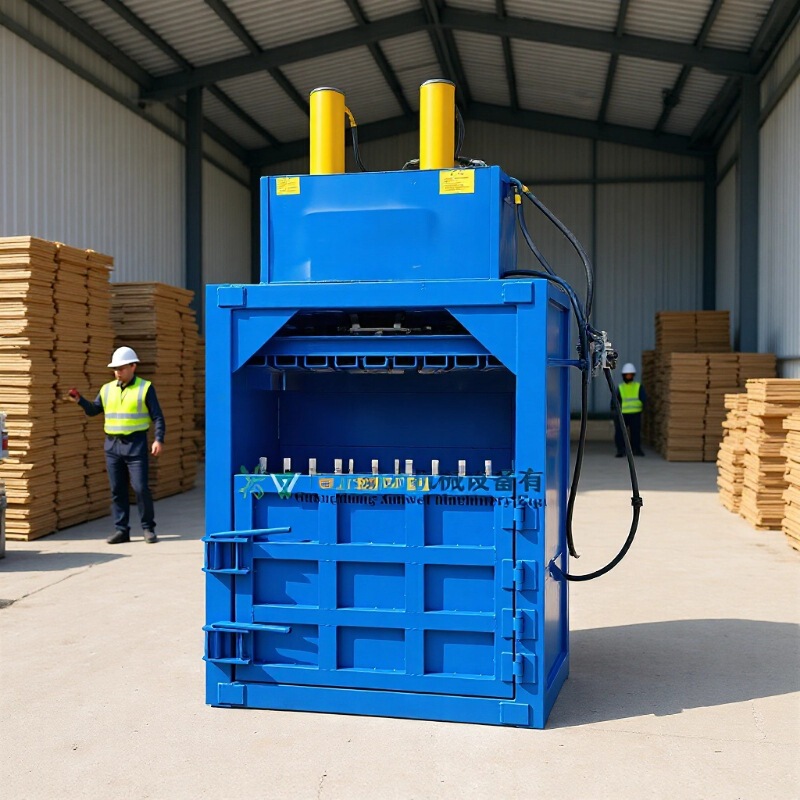 Waste Hydraulic Baling Machine, Double-Bar Automatic Compression Waste Paper and Plastic Packing Equipment, Vertical Waste Recycling Baling Machine Waste Hydraulic Baling Machine, Double-Bar Automatic Compression Waste Paper and Plastic Packing Equipment, Vertical Waste Recycling Baling Machine