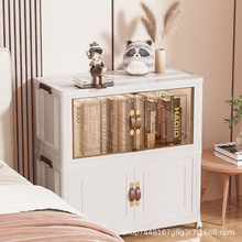 家用折叠收纳柜多层可移动折叠衣柜衣服整理盒零食玩具置物储物柜