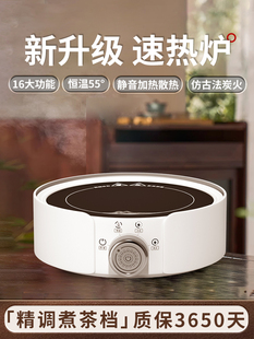 2025 New Electric Ceramic Stove Tea Maker Small Tea Stove Mini Silent Water Heating Glass Pot Moka Pot Electric Stove