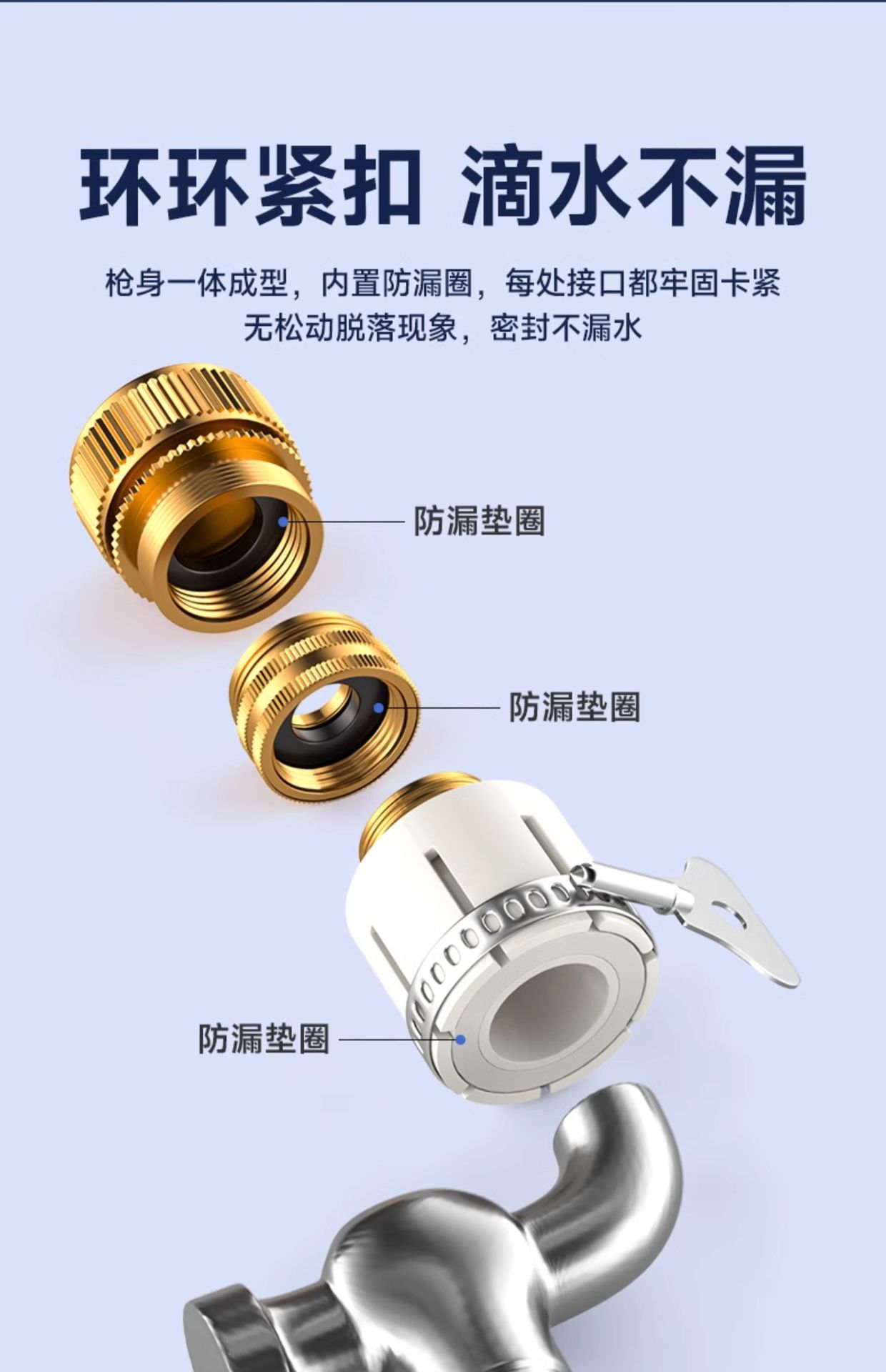 Car Wash Water Gun High Pressure Nozzle Hose