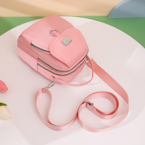 Women's small bag  new fashion casual candy color one-shoulder crossbody bag simple Korean style mobile phone bag