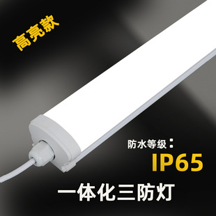 Strip patch type integrated three-proof lamp waterproof, dustproof and insect-proof lamp moisture-proof 0.6 meters 0.9 meters 1.2 meters cold storage