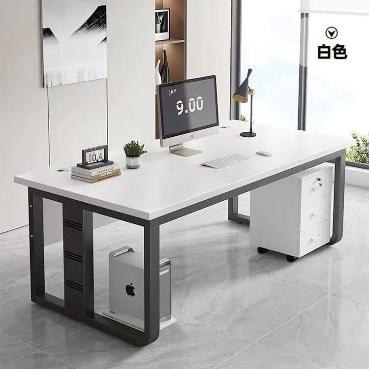 Computer desk, simple modern office desk, executive desk, staff desk, home desk, single-person office desk Computer desk, simple modern office desk, executive desk, staff desk, home desk, single-person office desk