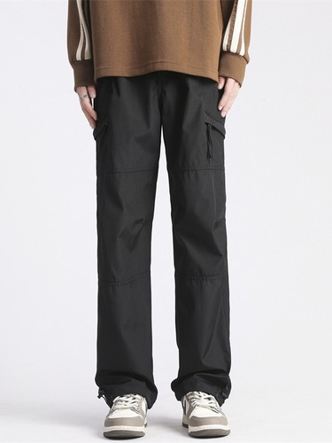 xxbro Men's #American Functional Winter Fleece Straight Leg Pants Men Loose Trendy Quick Dry Versatile Casual Work Pants