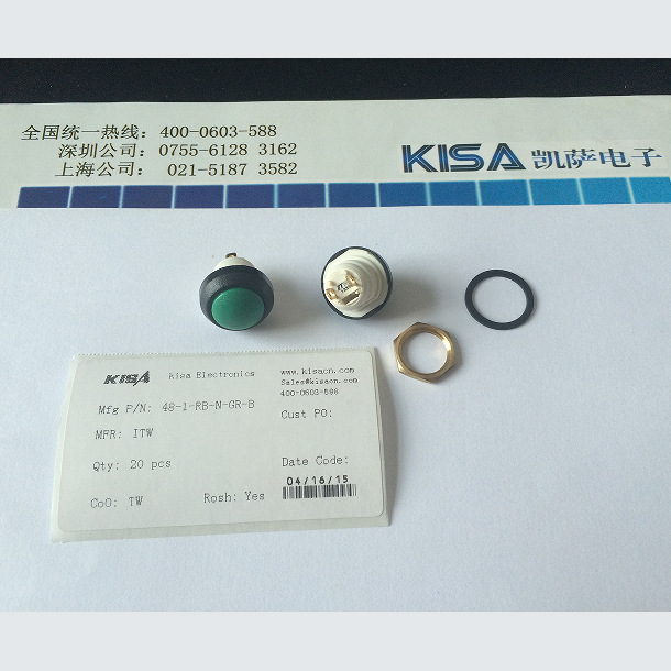 国内库存现货 按钮开关 ITW 59-211 按钮开关