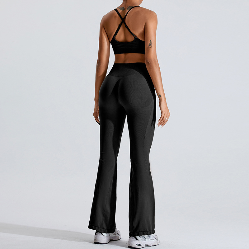 Peach Hip lifting micro-pull de secado rápido pantalones de fitness para correr Ropa de yoga sin costuras de ocio al aire libre de las mujeres traje deportivo de secado rápido de las mujeres