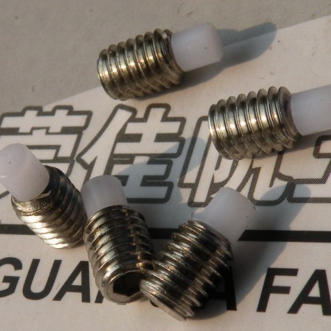 镶胶止付螺丝,尼龙柱端止付螺丝,M6镶尼龙柱尾止付螺丝,胶头紧定