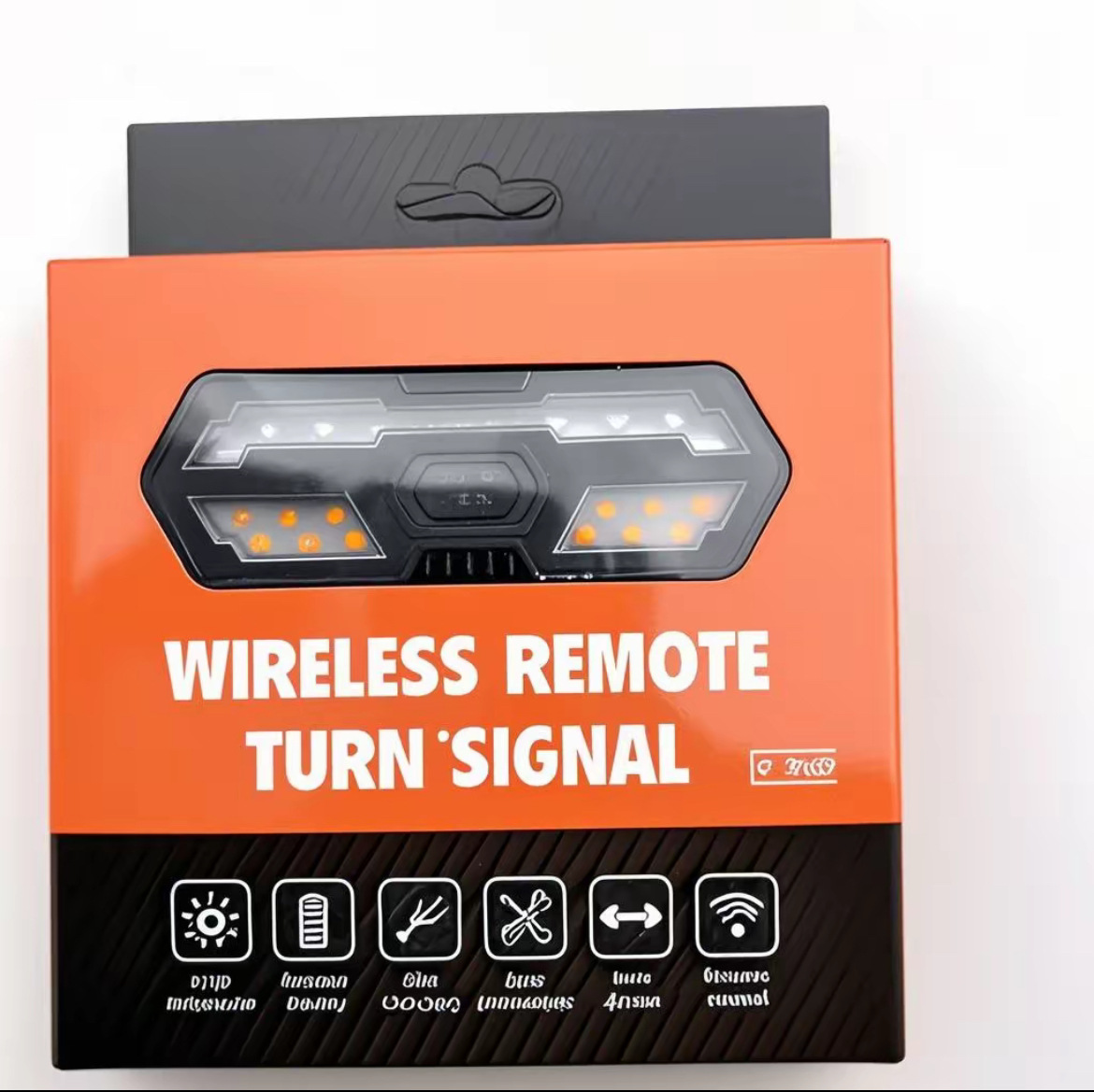 Nuevo control remoto de bicicleta luz de dirección luz trasera USB carga montaña impermeable luz trasera de montaña luz de alarma