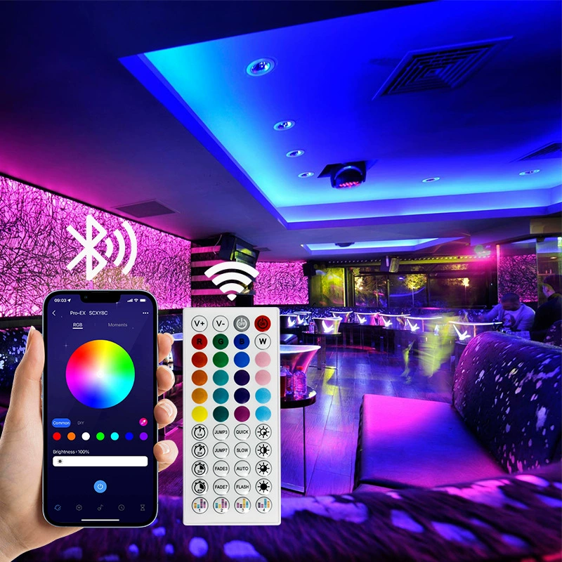 RGB светодиодная лента (Saiban), комплект со контроллером и блоком питания, 10–40 м