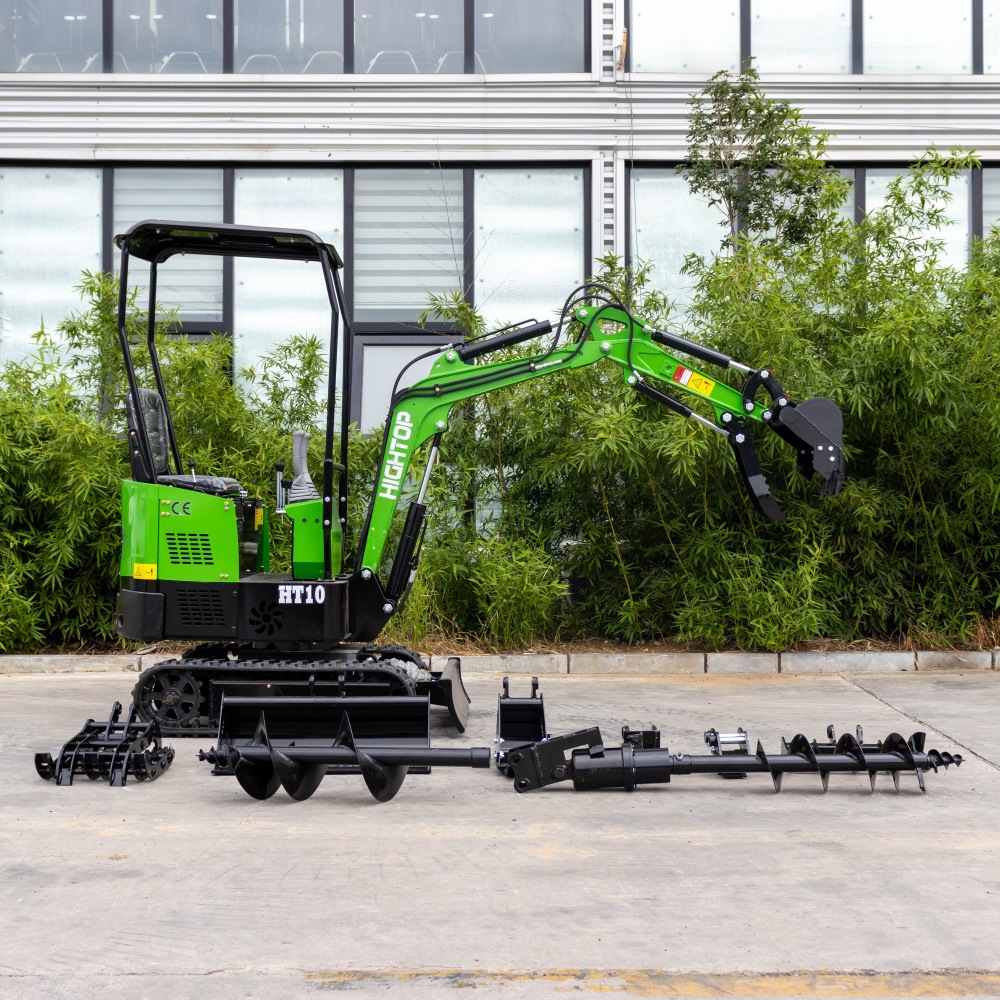 Source factory 1 ton small crawler excavator agricultural orchard…