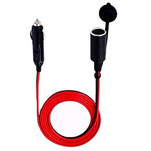 廠家定制生產美式點煙器延長線 車載點煙器 PVC電源線