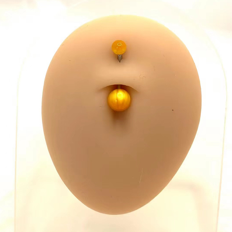 Fashion Multi-color Cat-eye Piercing, Button, Navel Ring, Basic Classic Jewelry With Zircon Easy To Wear_voghion.com