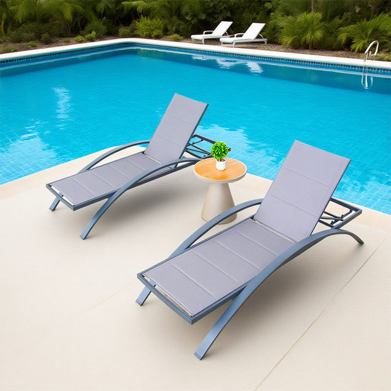 Silla al aire libre Residencia patio piscina silla de playa silla de ocio a prueba de agua protección solar villa nórdica silla de playa jardín