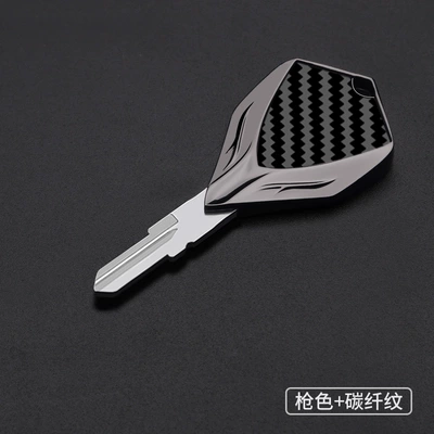 suitable for – Motorcycle Key - gunmetal-color-carbon-fiber-pattern-bm-028
