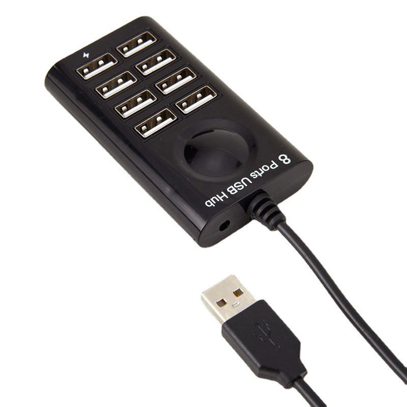 跨-border внешняя торговля 8 USB2.0 HUB восемь входов хаб ответвления настольный ноутбук расширение док-станция