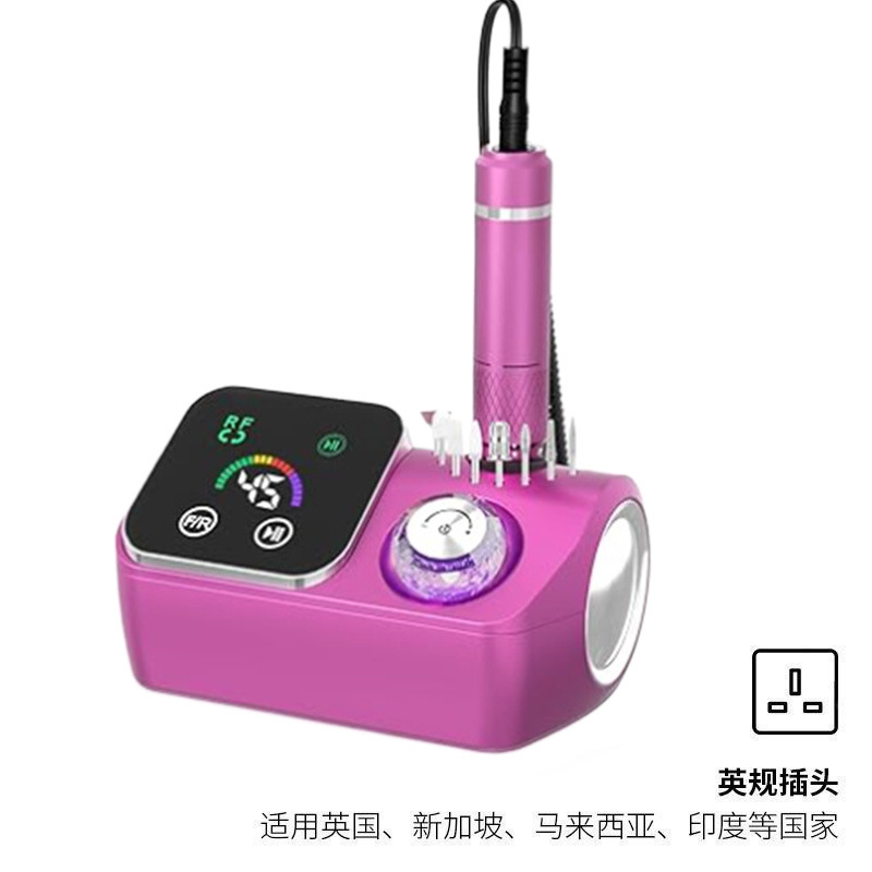 Ampuñadora de uñas transfronteriza gran torsión 45000RPM ampuñadora de alta velocidad ampuñadora de uñas profesional