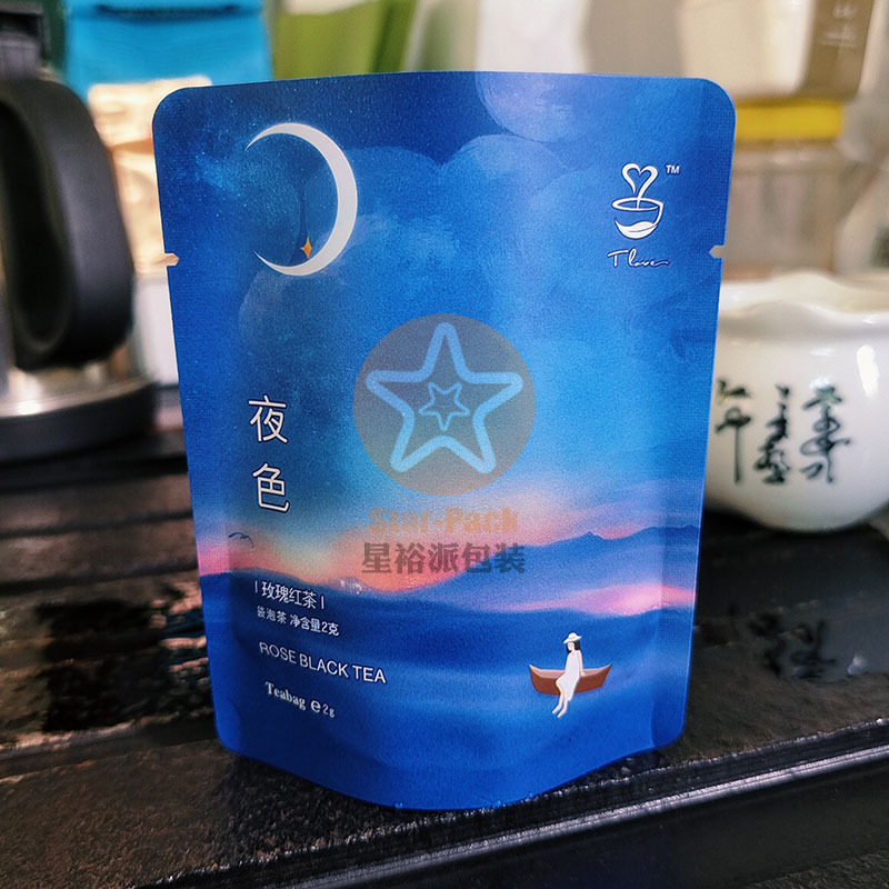 精美爆款冷泡茶叶自立防潮铝箔袋