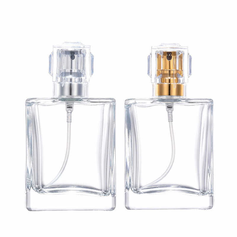 现货B007-30ml50ml100ml透明香水喷雾瓶化妆品分装瓶便携式玻璃瓶