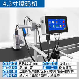 智能在线喷码机工业级多国语言高速批量喷码打生产日期二维码图片
