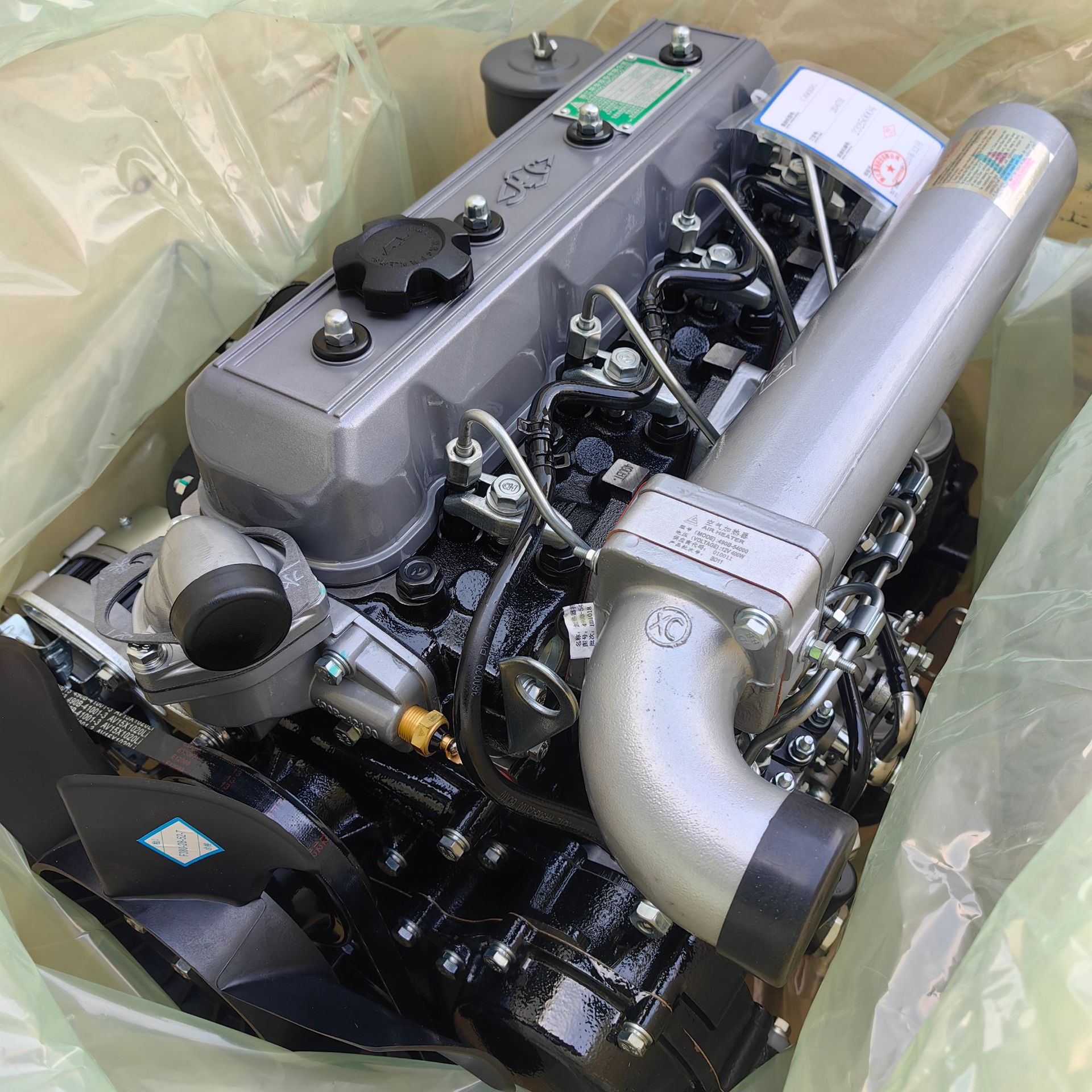 叉车发动机总成杭叉3吨3.5吨配置新柴C490BPG-204柴油发动机