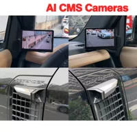 5.89inch Автомобиль HD с боковым обзором CMS Электронное зеркало заднего вида на стойке А, скрытое с записью на сенсорном экране BSD Раннее предупреждение