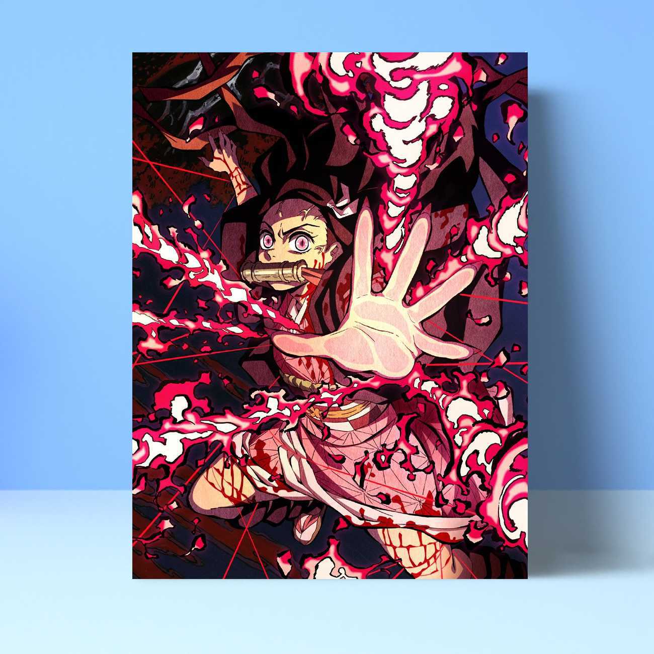 Fantasmas de la cuchilla de pintura al óleo digital DiDi dibujos animados niños hechos a mano pintura de acrílico pintura al óleo pintura decorativa