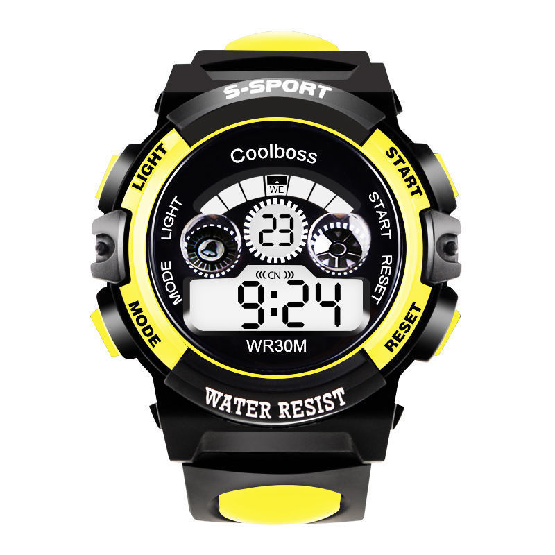 Reloj electrónico para niños Boys' Life impermeable colorido luminoso niños y niñas estudiantes de secundaria y primaria reloj deportivo multifuncional