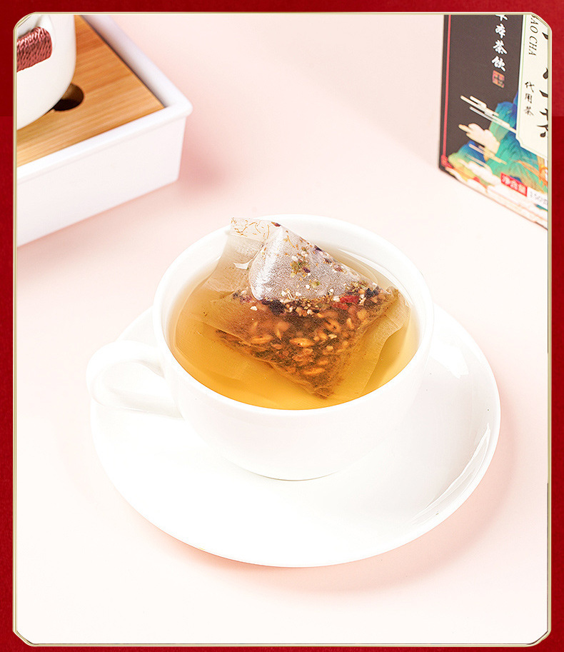 Ginseng Ten Treasure Tea Ren Shen Shi Bao Cha 150g Herbal Blend Tea Bags with Jujube Goji Cordyceps Maca key features