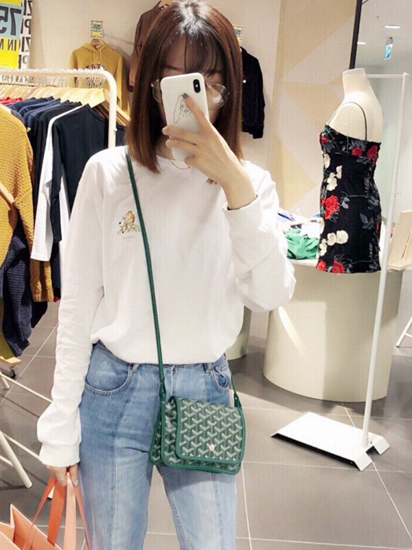 新品Goyard/戈雅信封包Plumet老花Y字满印woc邮差包单肩斜挎女包|undefined