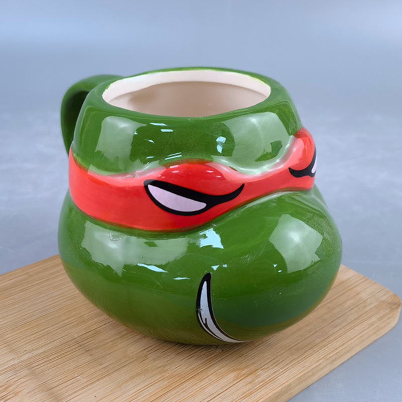 Taza de Cerámica con Forma de Tortuga para Café y Oficina