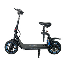 电动小哈雷滑板车 代步可折叠车E-scooter成人踏板车带电源头工厂