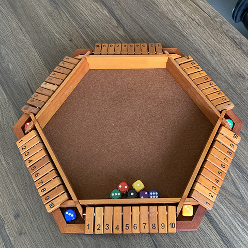 Juego de escritorio juego de seis caras Flip juego digital juguete niños Juego de mesa juego de dados juego de padres e hijos