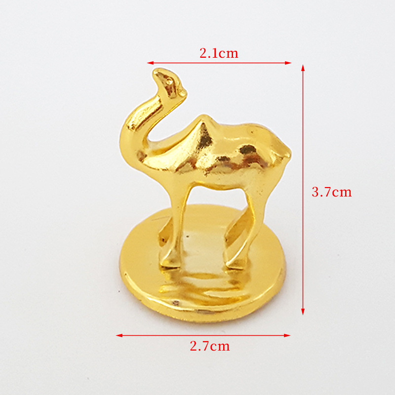 Luz casa de lujo cubierta de metal accesorios de elevación ciervos Cisne elefante animal decoración aromaterapia cubierta Candy Jar Accesorios