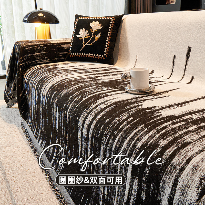 Nordic Chenille Sofa Cover, Glacier Light Luxury Style Sofa Towel, High-End Sofa Cover Cloth, Universal Sofa Cushion for All Seasons