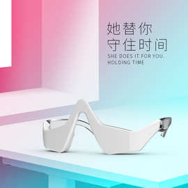 跨境折叠微电流眼部红光按摩仪器EMS舒缓美眼护眼仪