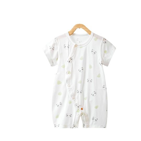 Anyang Baby Children's Clothing Baby Clothes Youkosi Thin Baby One-piece Suit Cute Short-sleeved Hassel Climbing Clothes Summer Clothes