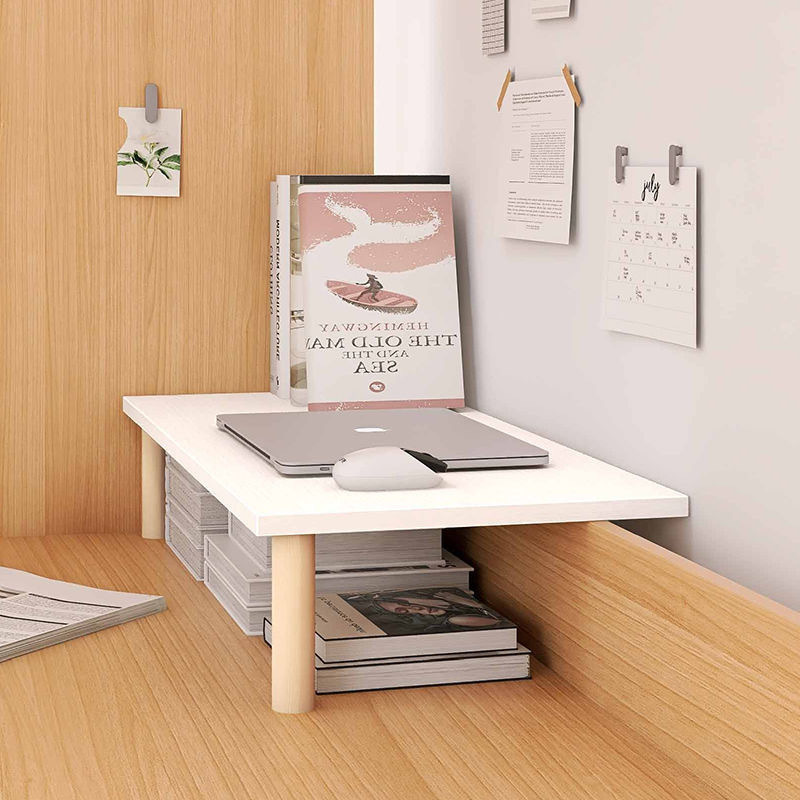 Computer Screen Heightening Stand Laptop Monitor Stand Storage Rack Dormitory Desktop Gap Extension Board